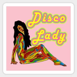 Disco Lady Sticker